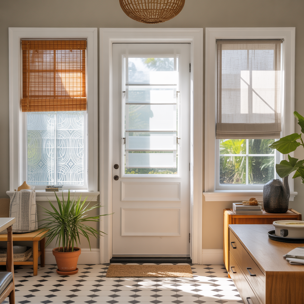 window covering ideas for front door