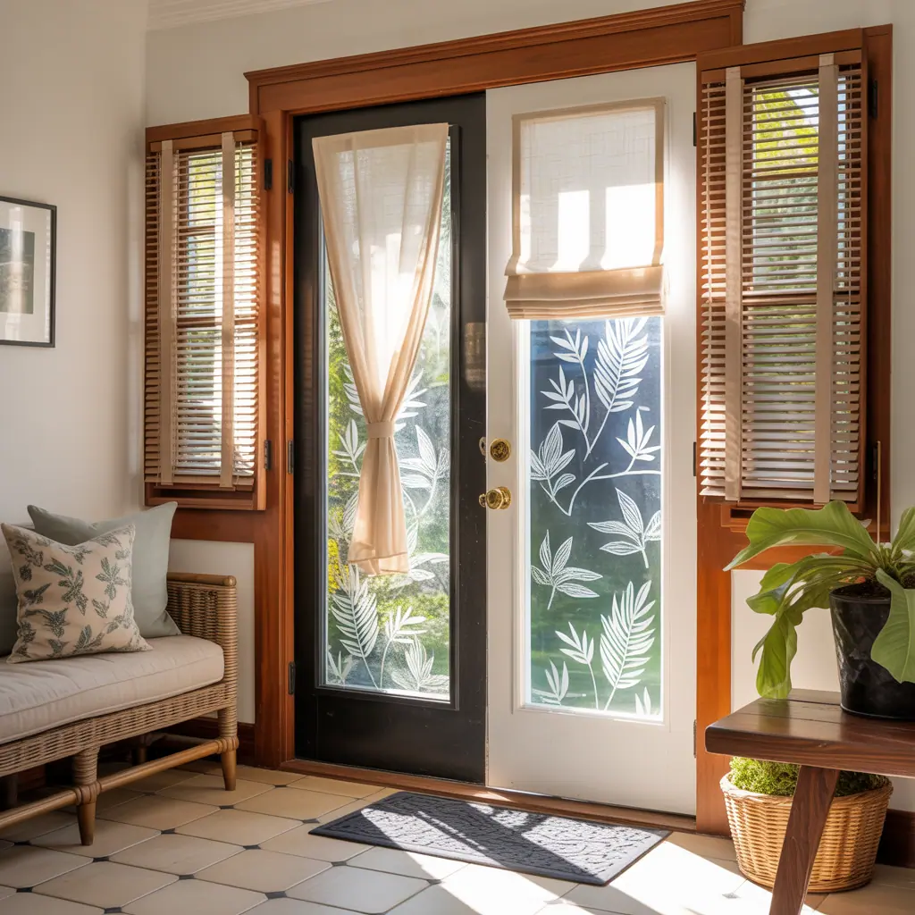 window covering ideas for front door