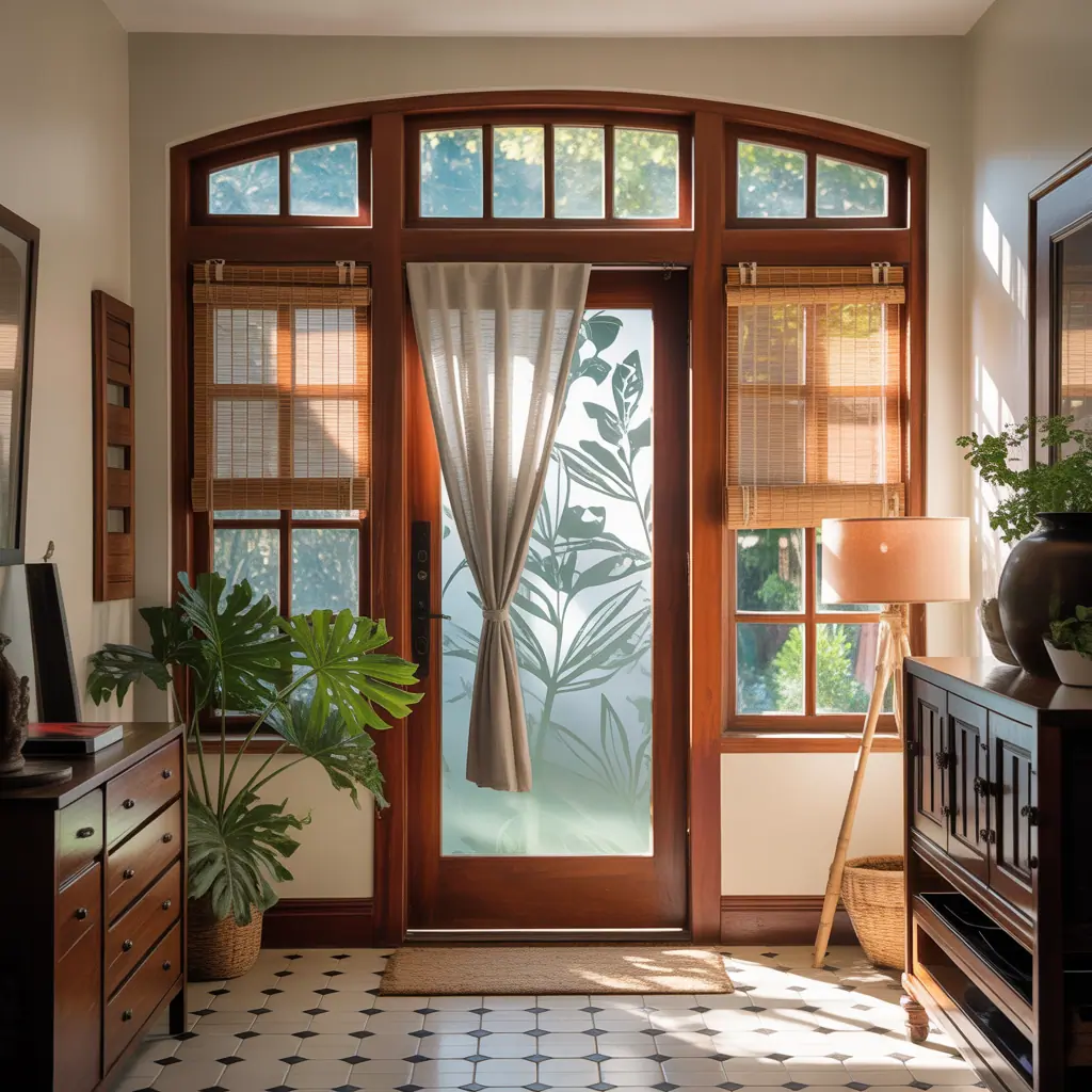 window covering ideas for front door