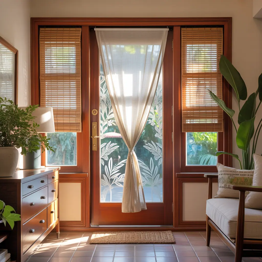window covering ideas for front door