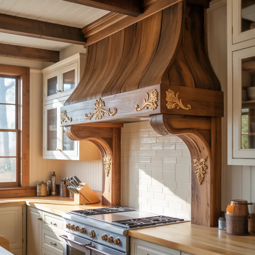 wood range hood concepts