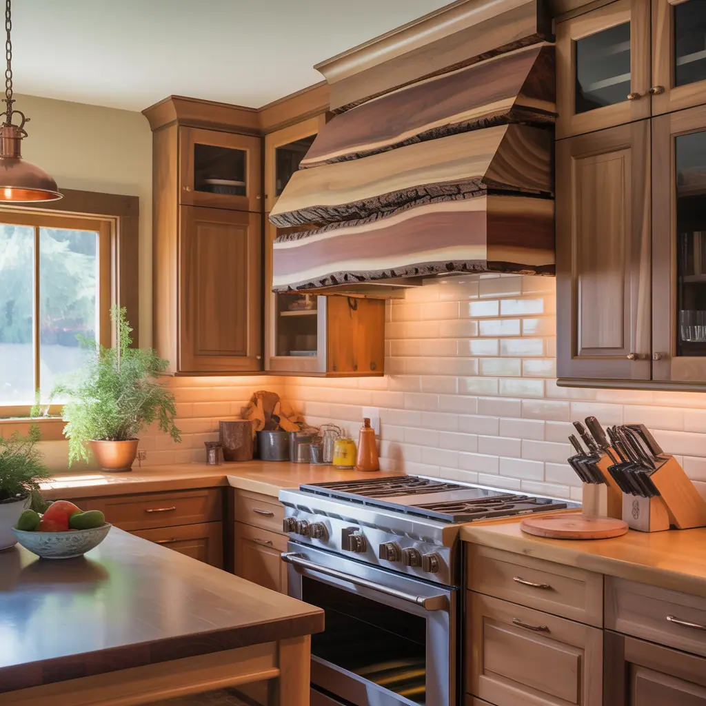 wood range hood concepts