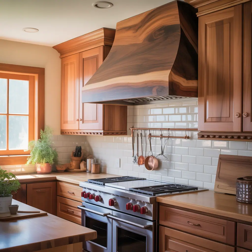 wood range hood concepts
