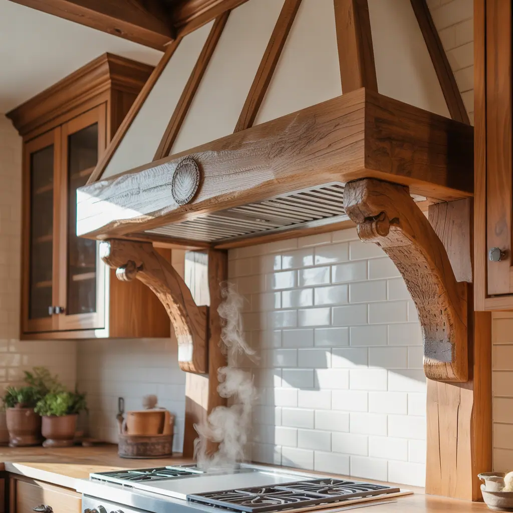 wood range hood concepts