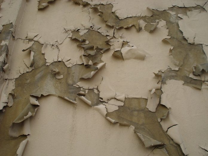 how to fix chipped paint on wall