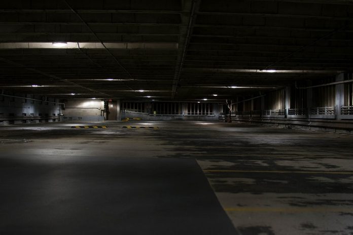 painted black ceiling basement