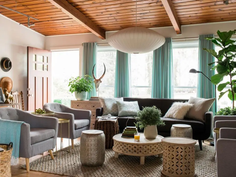 Beautifully decorated home interior