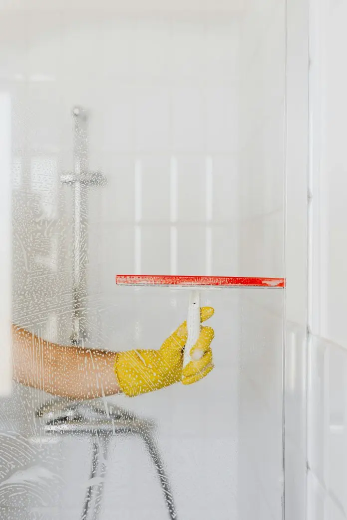 Cleaning a Bathroom
