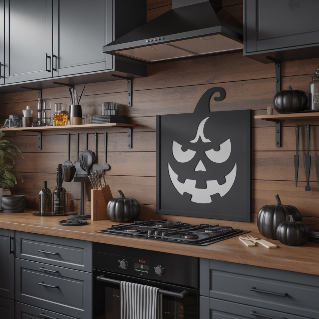halloween kitchen decor