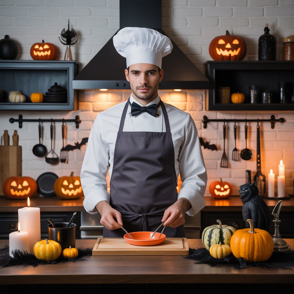 halloween kitchen