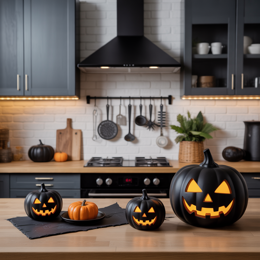 halloween kitchen decor