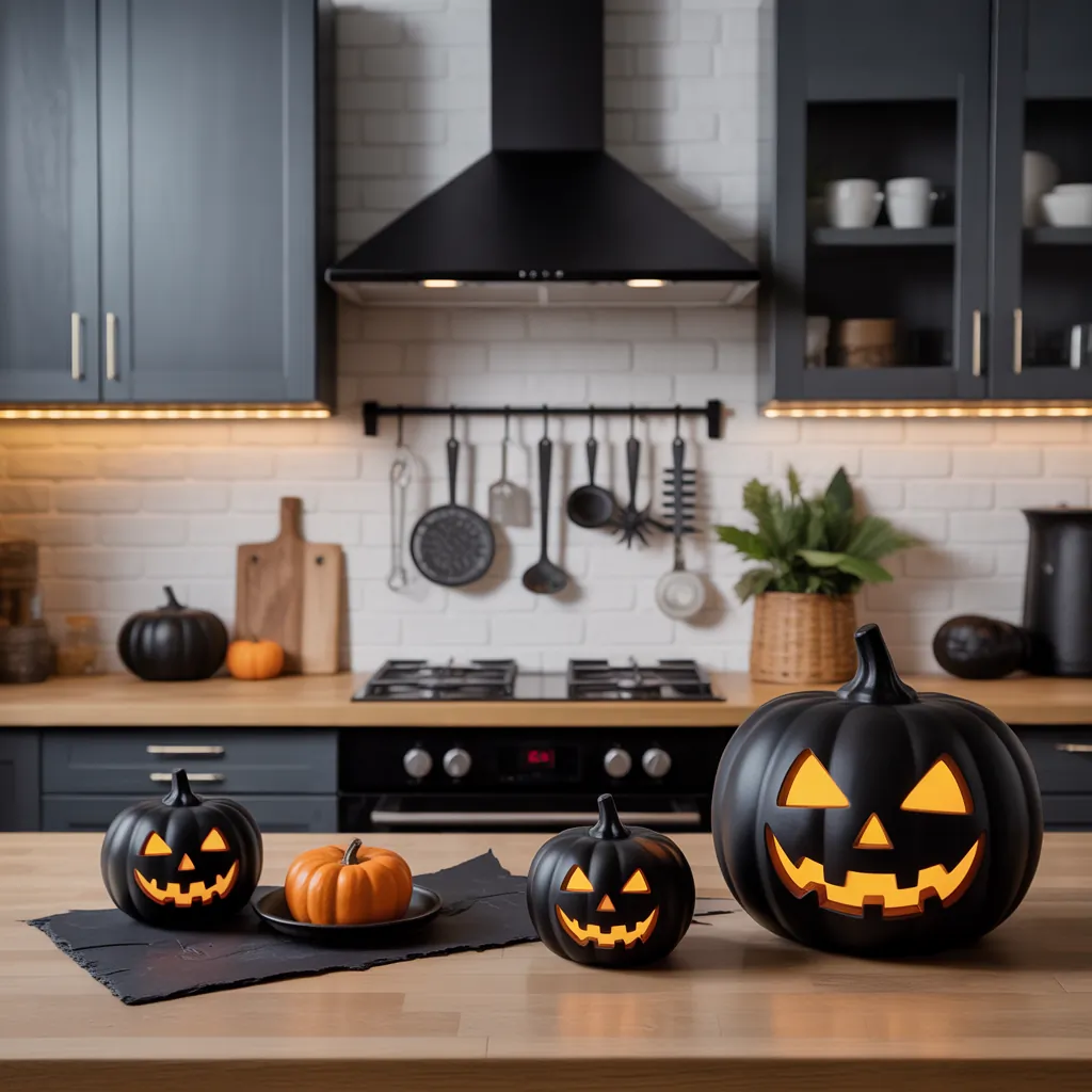 halloween kitchen decor