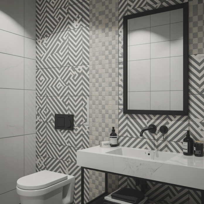 bathroom wall tile design