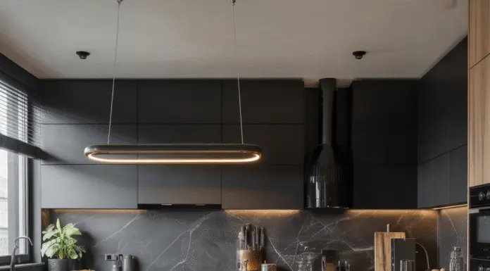 Transform Your Space with a Stunning Black and Natural Wood Kitchen