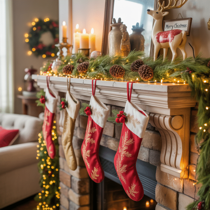 Christmas Mantle Decor