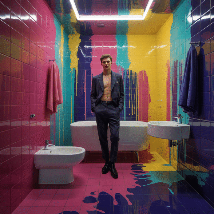 Color Drenching Bathroom