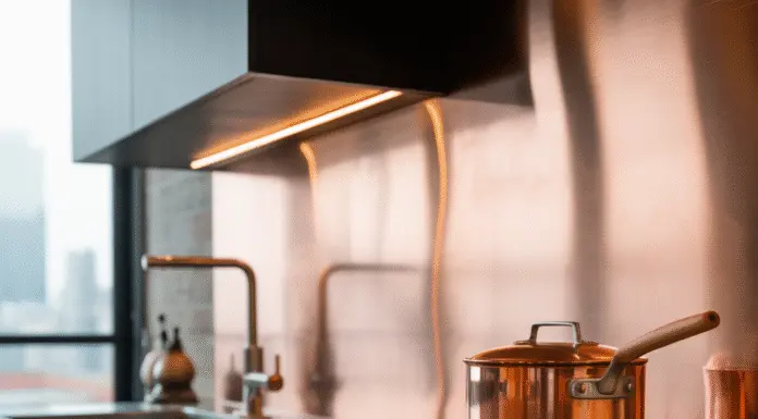 Transform Your Kitchen with a Stunning Copper Backsplash