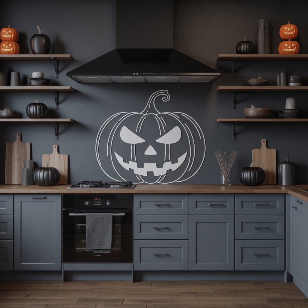 halloween kitchen decor