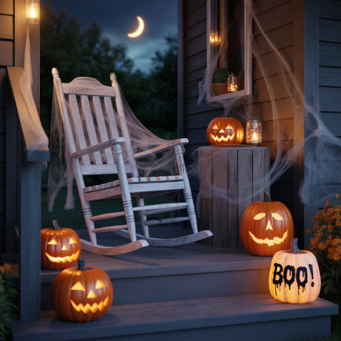 Halloween Front Porch
