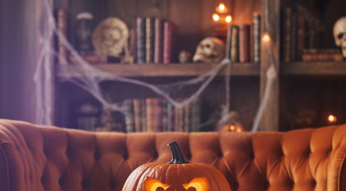 Spooktacular Style: Transform Your Home with a Stunning Halloween Living Room Halloween Living Room