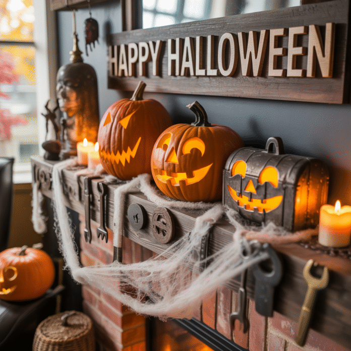 Halloween Mantle