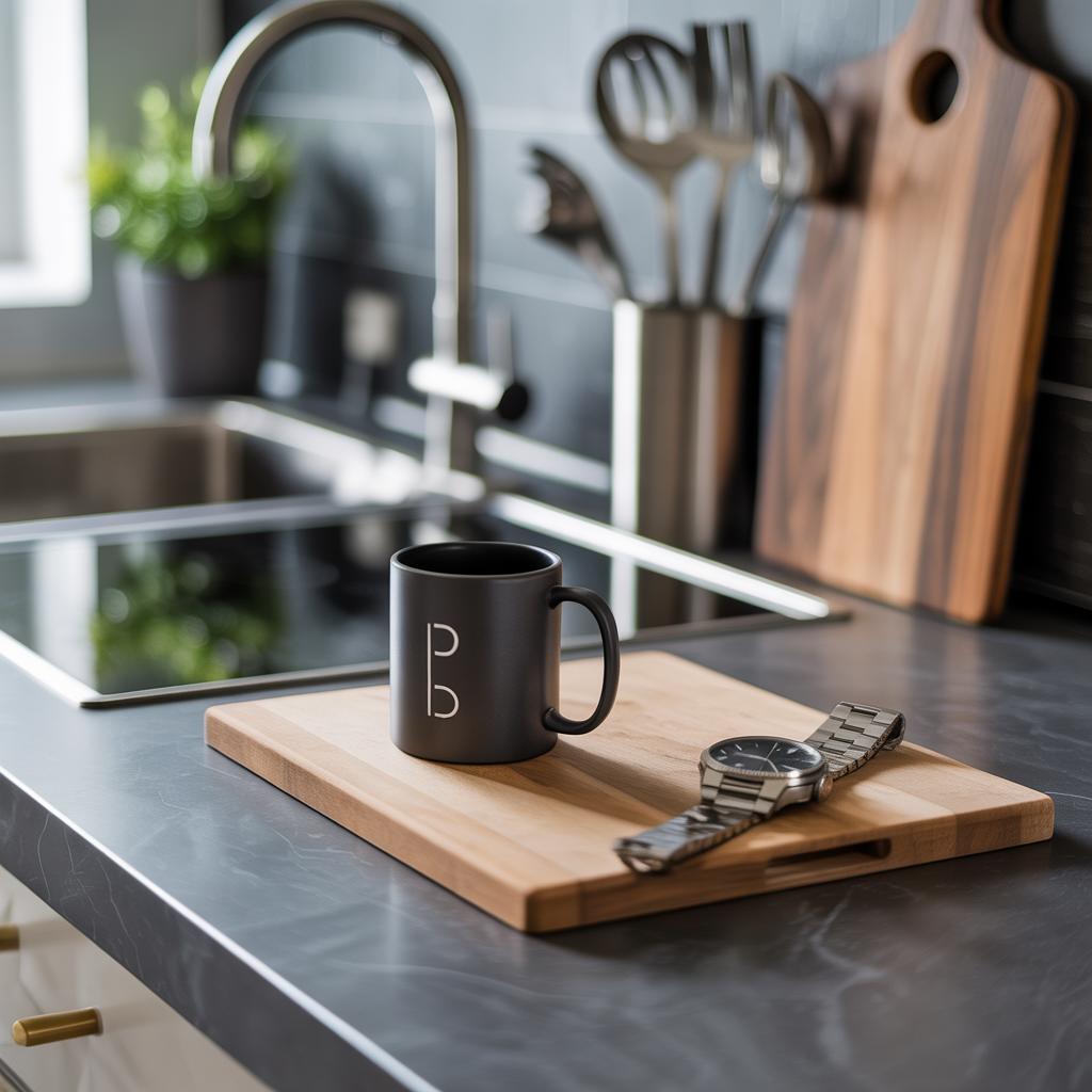kitchen countertop styling