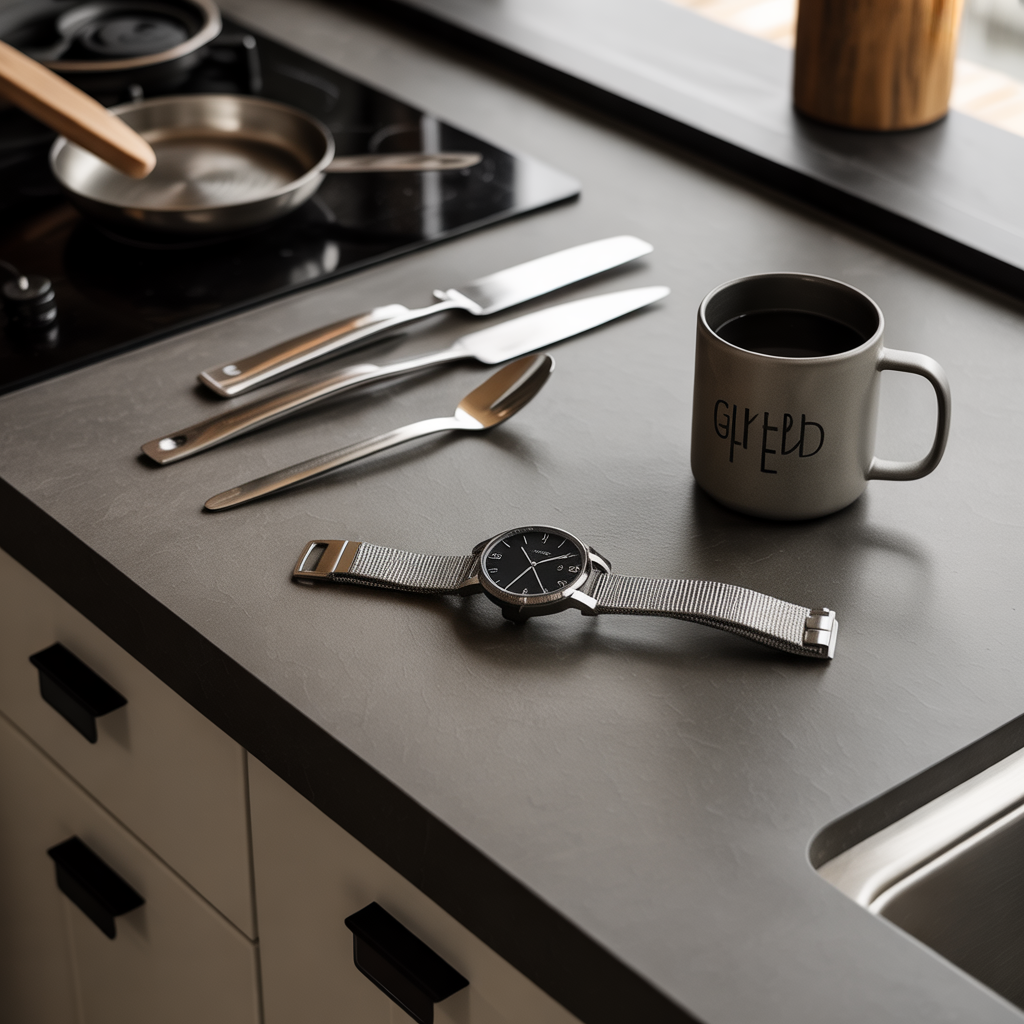 kitchen countertop styling