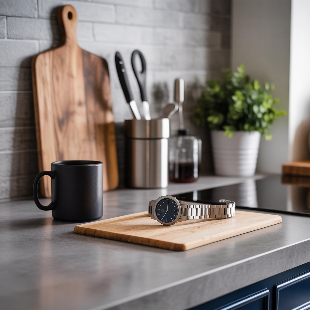 kitchen countertop styling