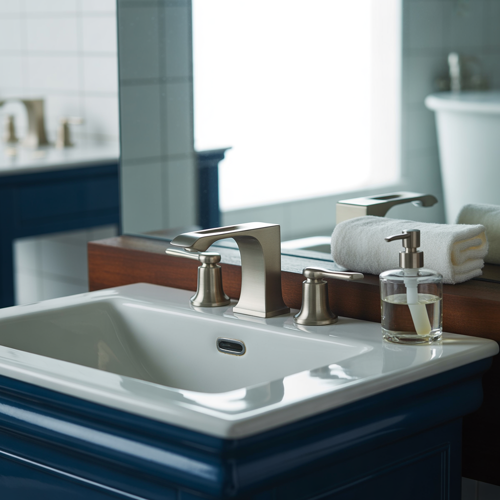 modern coastal bathroom