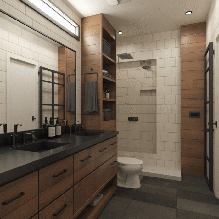 Modern Rustic Bathroom