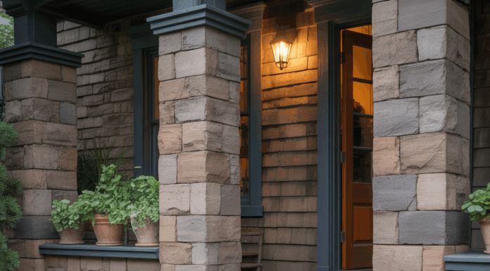 Front Porch Entrance Stone Ideas: Transform Your Entryway with Natural Stone