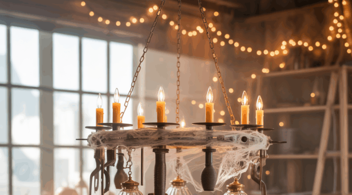 Halloween Chandelier Concept: Create a Spooky DIY Centerpiece for Your Home