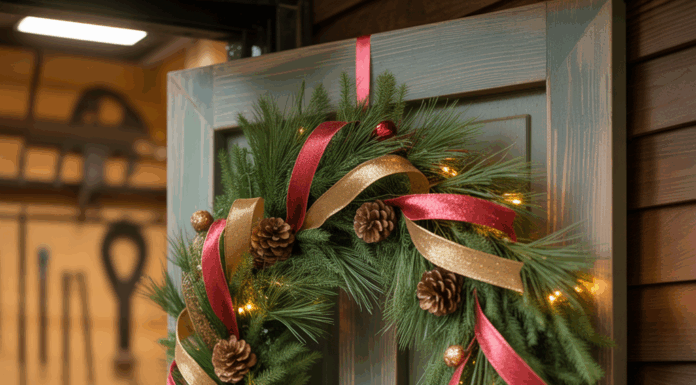Red and Golden Christmas Wreath Ideas: Festive DIY Designs for Every Door