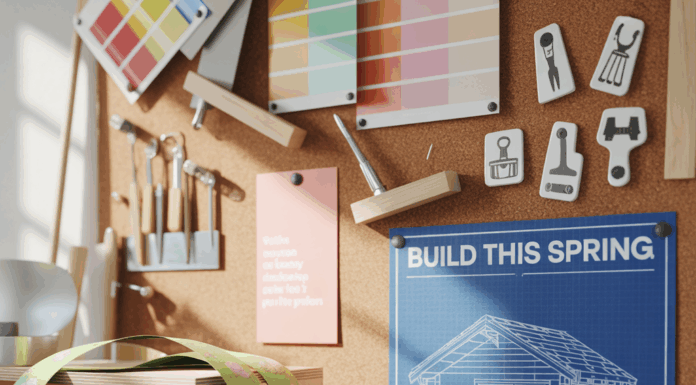 Spring Action Bulletin Board