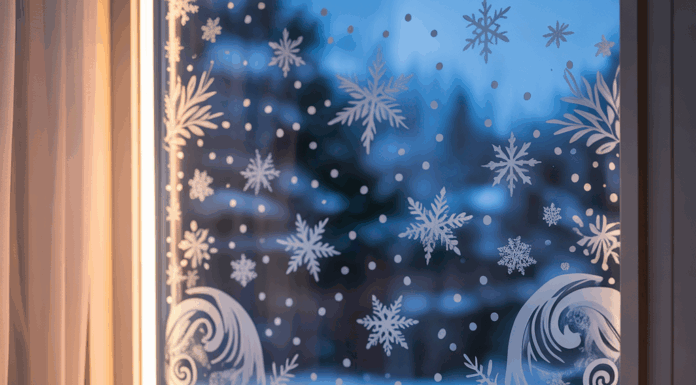 Winter Window Painting Ideas to Brighten Cold Days