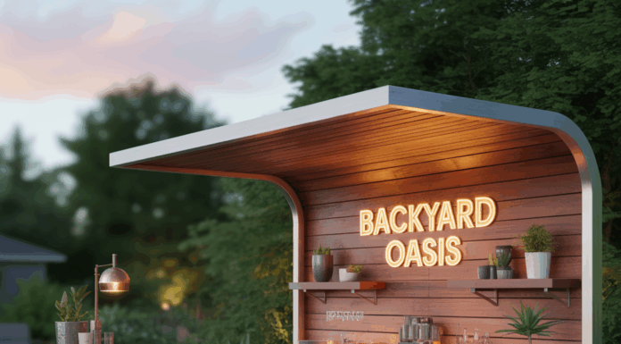 Above Ground Pool Bar Concept