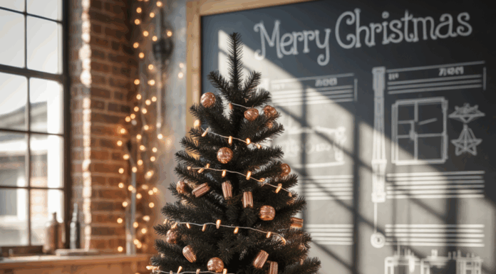 Black Christmas Tree Ideas Decorated