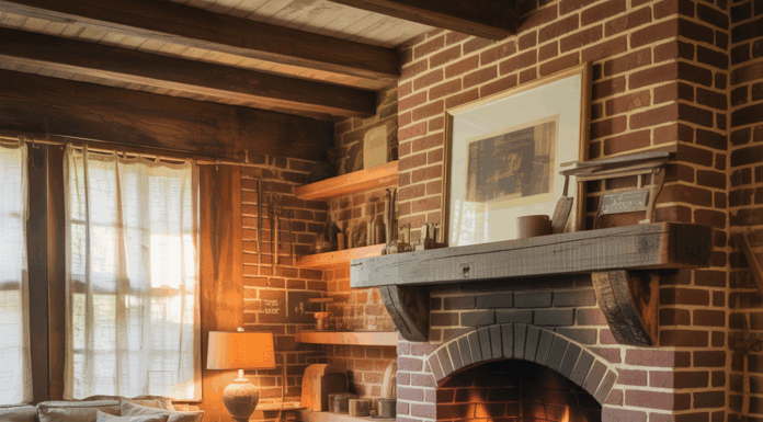 Brick Fireplace Rustic Inspirations: Cozy Makeovers & DIY Tips