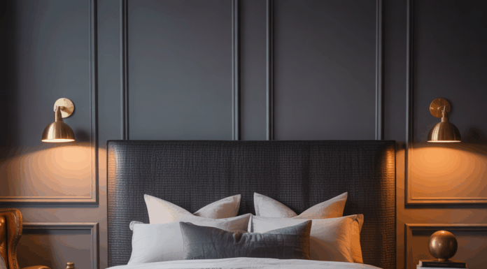 Charcoal Headboard Dark Grey Bedroom Ideas — Stylish DIY & Design Tips