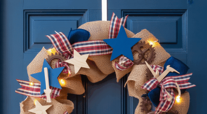 Front Door 4th of July Wreath Ideas