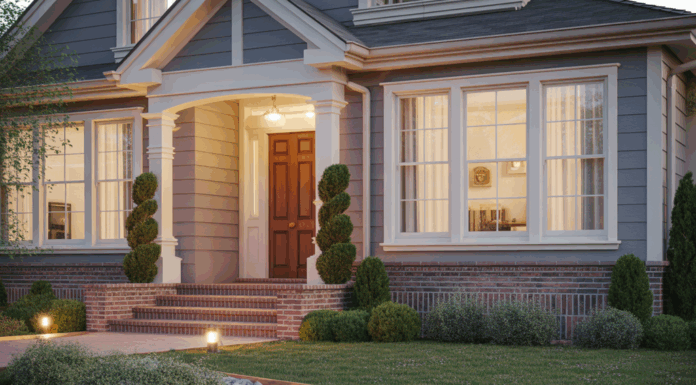 Front House Landscaping River Rock