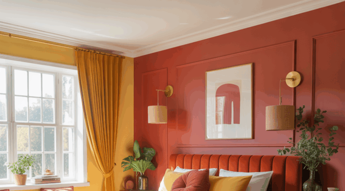 Ideas For Red And Yellow Bedroom