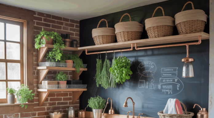 ideas rustic laundry room: Simple DIYs to Transform Your Space