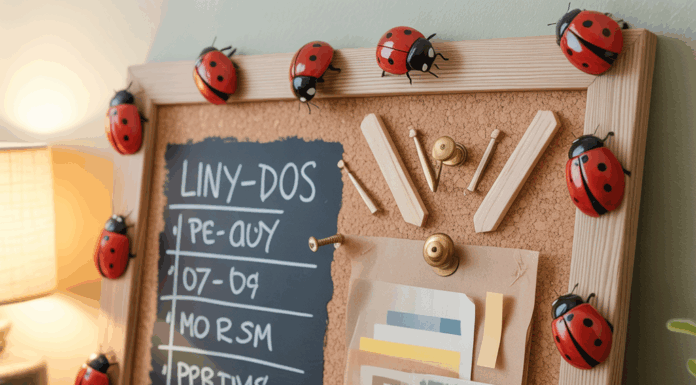 Ladybug Bulletin Board Concept — Cheerful DIY Pinboard for Home & Classroom