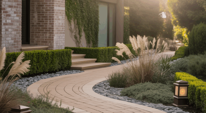 Landscaping Ideas Front Entrance Walkway: 12 DIY Upgrades to Boost Curb Appeal