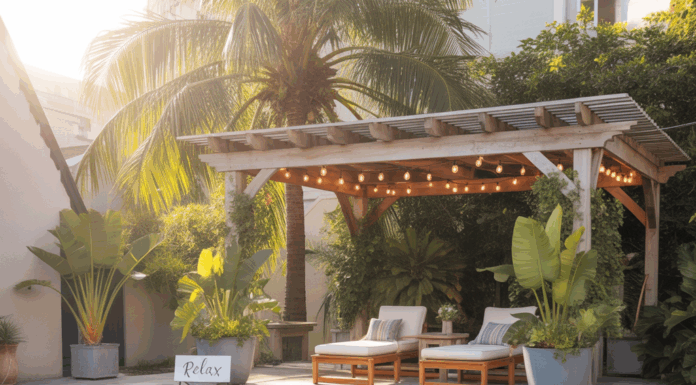 Palm Trees Backyard Pool Ideas