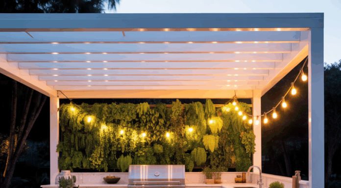 Pergola Ideas Modern Outdoor Kitchen