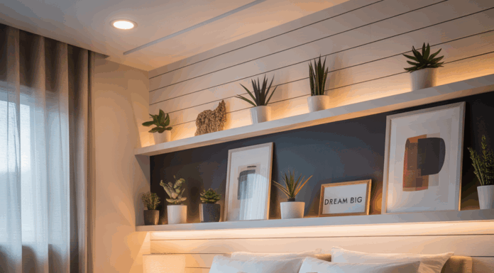 Wall Behind Bed Ideas