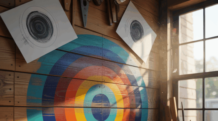 Wood Circle Painting Concepts: Creative DIY Ideas for Rustic & Modern Homes