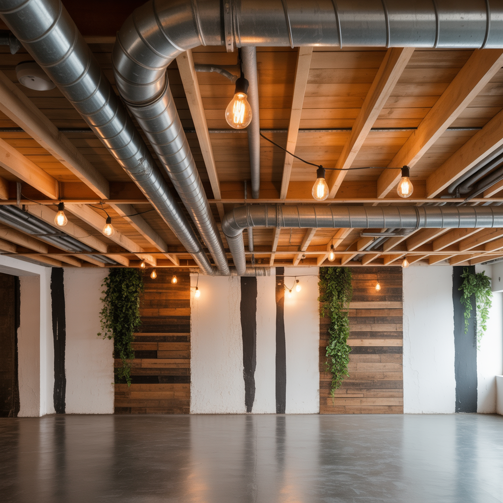 Basement Exposed Ceiling Design Ideas: Stylish, Practical, and DIY-Friendly